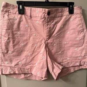 Pink daisy old navy shorts